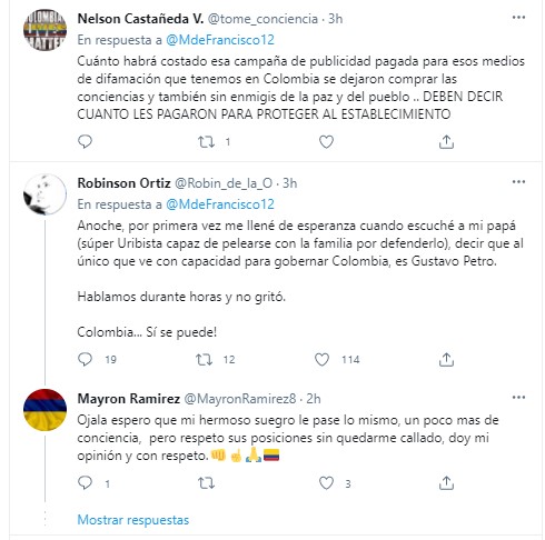  - Martin de Francisco pide que todos los medios se unan para derrotar a Uribe