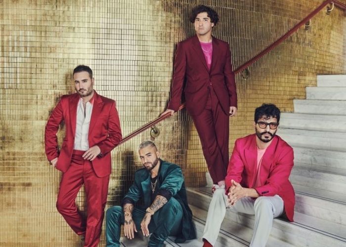 El reencuentro de Reik y Maluma tres años después