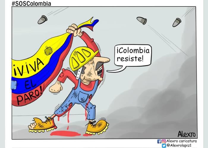 Caricatura: #SOSColombia