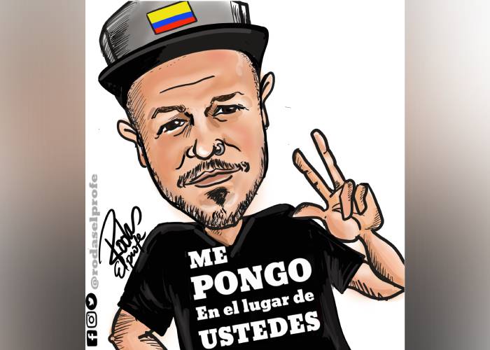 Caricatura: Residente, en nuestros corazones