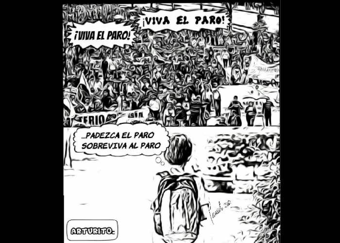 Caricatura: ¿Hasta cuándo el paro?