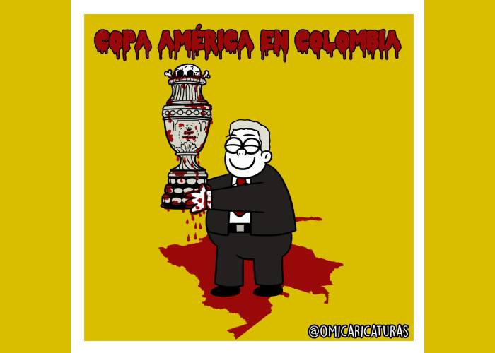 Caricatura: Copa América en Colombia