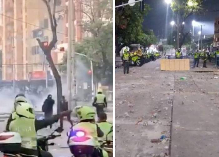 Marchas versus vandalismo en Barranquilla