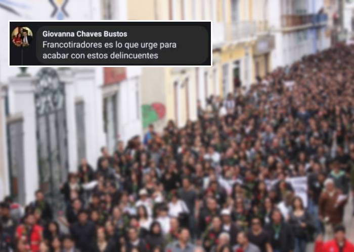 Francotiradores contra los protestantes: la salida en falso de una funcionaria de la Alcaldía de Pasto