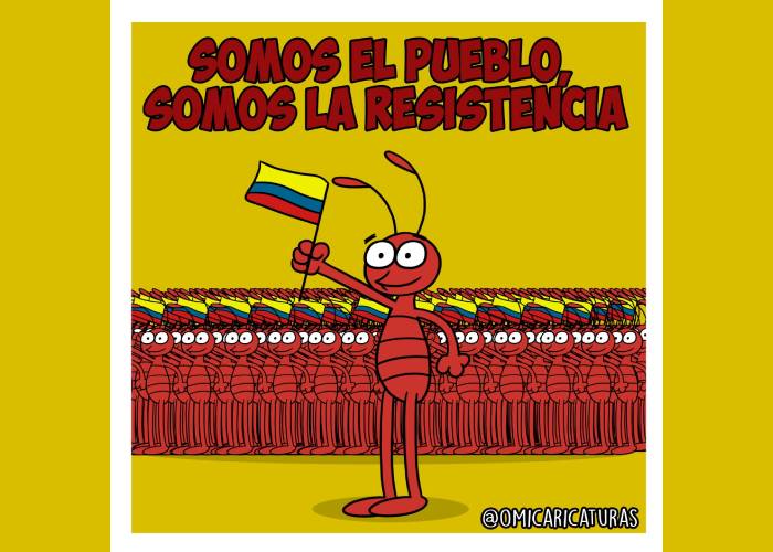 Caricatura: Somos el pueblo, somos la resistencia
