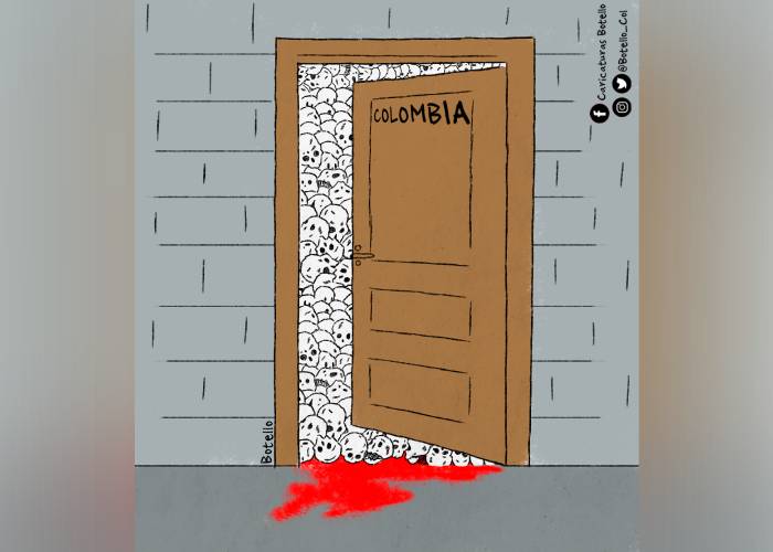 Caricatura: La verdadera cara de Colombia