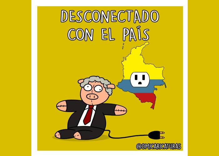 Caricatura: Desconectado con el país