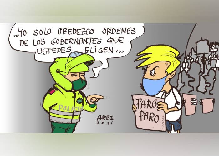 Caricatura: Pueblo versus pueblo