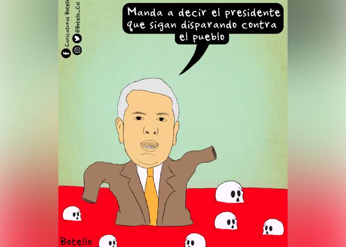 Caricatura: ¡Gobernantes asesinos!