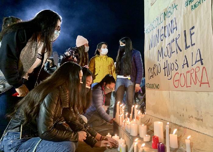 Desde Chiquinquirá, jóvenes clamaron por las madres que hoy lloran a sus hijos muertos en protestas