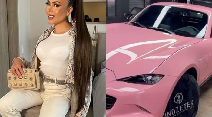  - El último lujo de Epa Colombia: mandó a pintar su lujoso carro