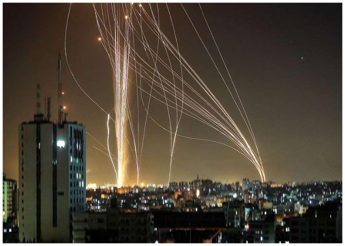 La escalofriante guerra de misiles que disputan Israel y Palestina