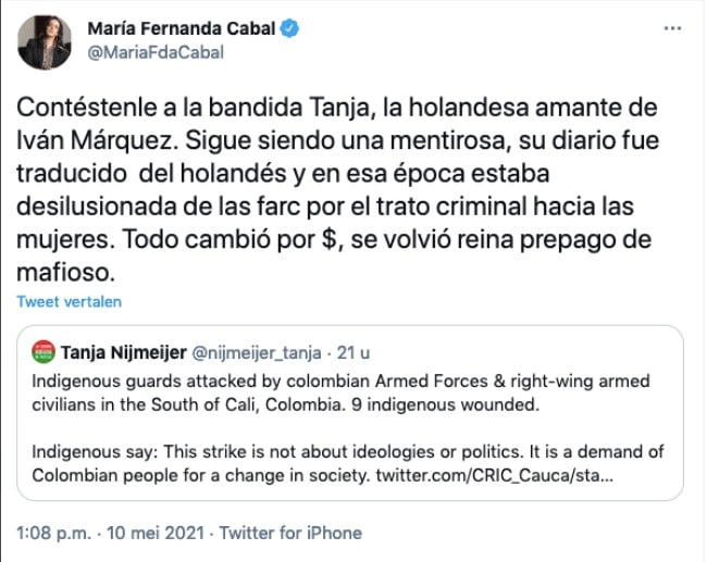  - La parada que le pegó la holandesa de las Farc a la Cabal