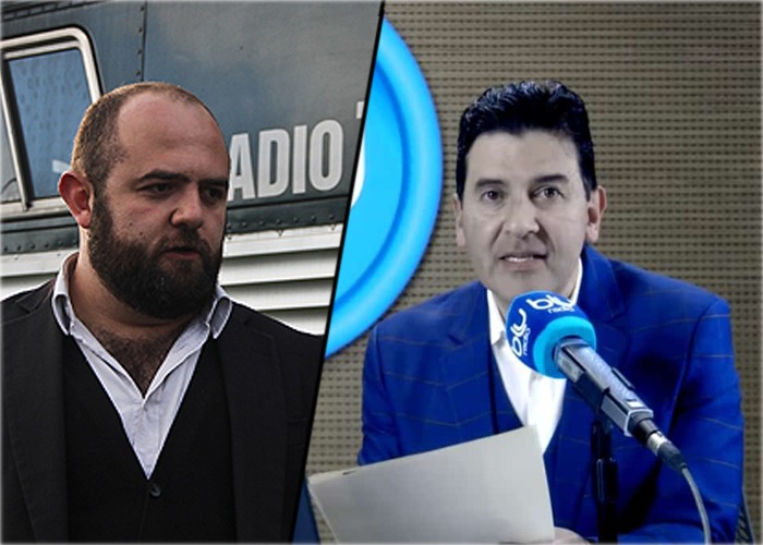 Santiago Rivas le da clase de periodismo a Nestor Morales