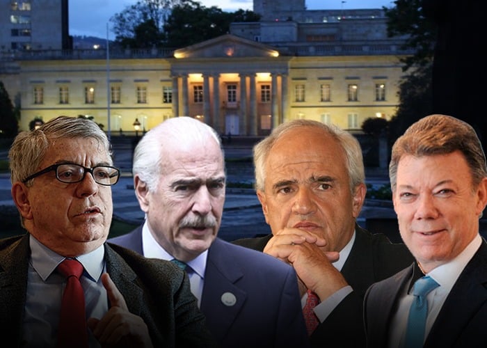 Los encargados de armar puentes con 4 expresidentes y Duque