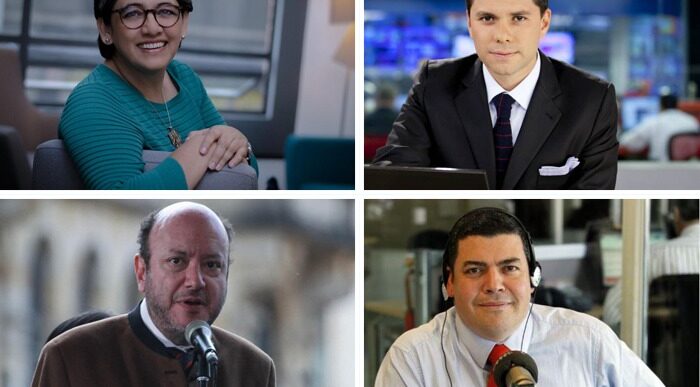 Foto de directores de noticieros - Yolanda Ruiz le da clases de periodismo a los demás directores de radio