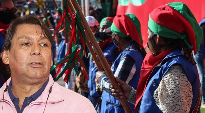 Foto de Eduardo Pimentel y de la Minga indígena - "Los detestables indios": el desprecio de Pimentel hacia la Minga indígena