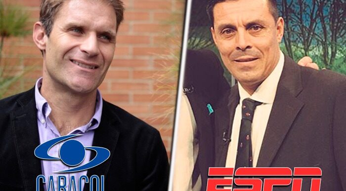 Fotos de Santiago Botero y Victor Hugo Peña - Victor Hugo Peña: la razón por la que los televidentes prefieren ESPN en vez de Caracol