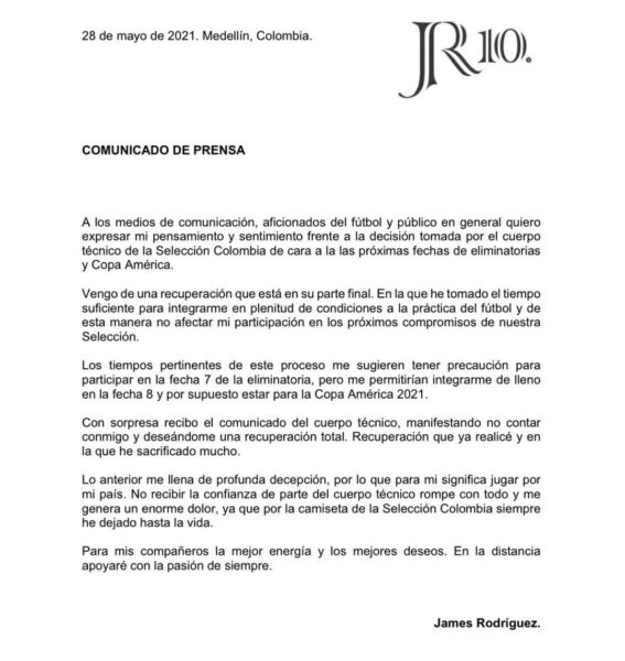  - Reinaldo Rueda, el valiente que no se la va a dejar montar de James