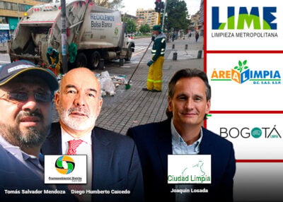 Las basuras de Bogotá en manos de extranjeros y un par de colombianos