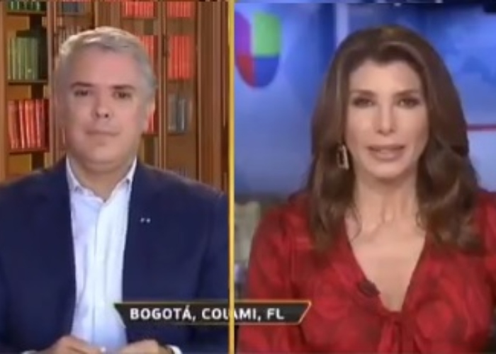 Títere: La pregunta que molestó a Iván Duque con la periodista Ángela Patricia Janiot