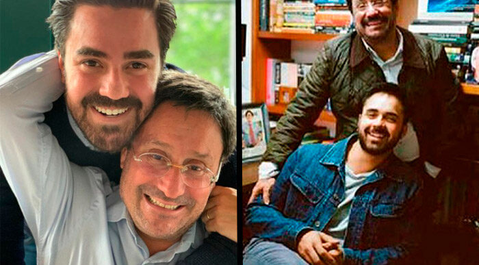  - Pacho Santos y sus dos hijos rebeldes Gabriel y Pedro