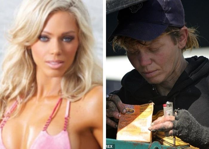 De modelo estrella en Hollywood a comer basura en las calles