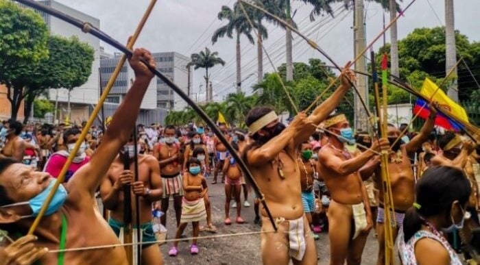 indigenas-bari - Los indígenas Barí que se tomaron Cúcuta para pedir protección