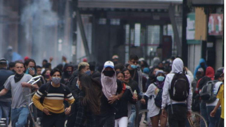 ¡Qué marchas tan pacíficas!