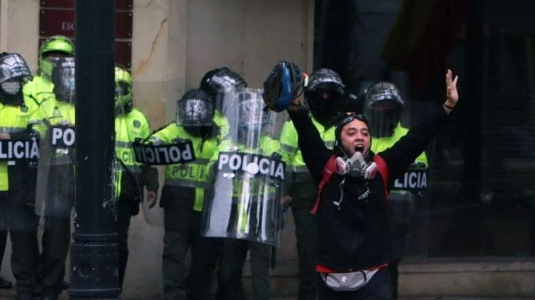 No a la militarización ni represión de la protesta social