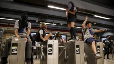  - Manifestantes de las marchas de Chile lograron llegar a la Asamblea Constituyente