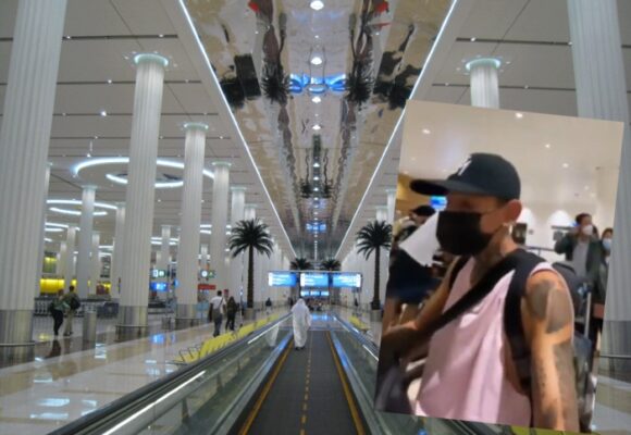 Por su pinta, La Liendra es detenido en el Aeropuerto de Dubai