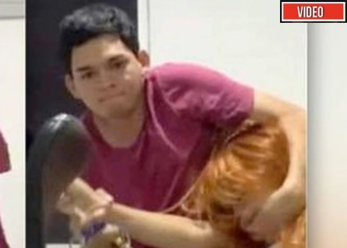 VIDEO: Hombre intenta violar a joven estudiante en su casa