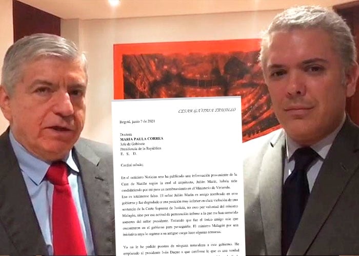 Sacada de trapos al sol de Cesar Gaviria de los malos tratos del gobierno Duque