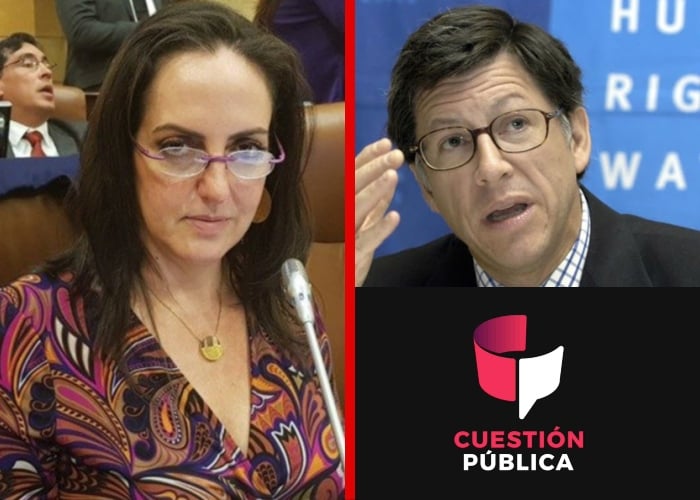 El ataque de María Fernanda Cabal a HRW y Cuestión Publica