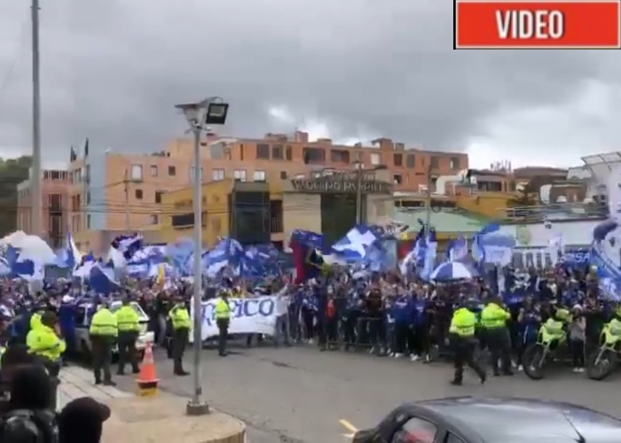 Hinchada del Millonarios desafía a Claudia López por final de la liga