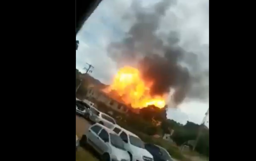 Impresionante explosión en batallón de Cúcuta. VIDEO
