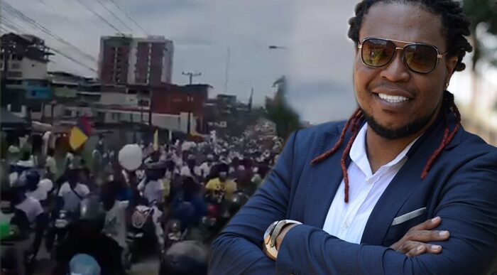  - Junior Jein, un duro rapero contra el gobierno Duque