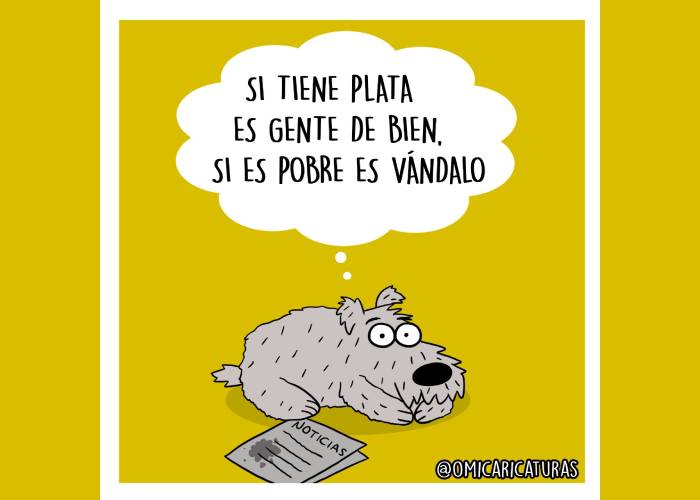 Caricatura: De vándalos y gente de bien