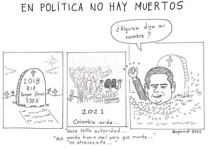 Caricatura: En política no hay muertos