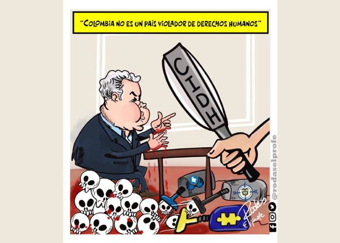 Caricatura: La CIDH en Colombia