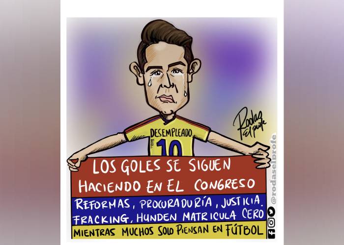 Caricatura: ¡Nos están goleando!