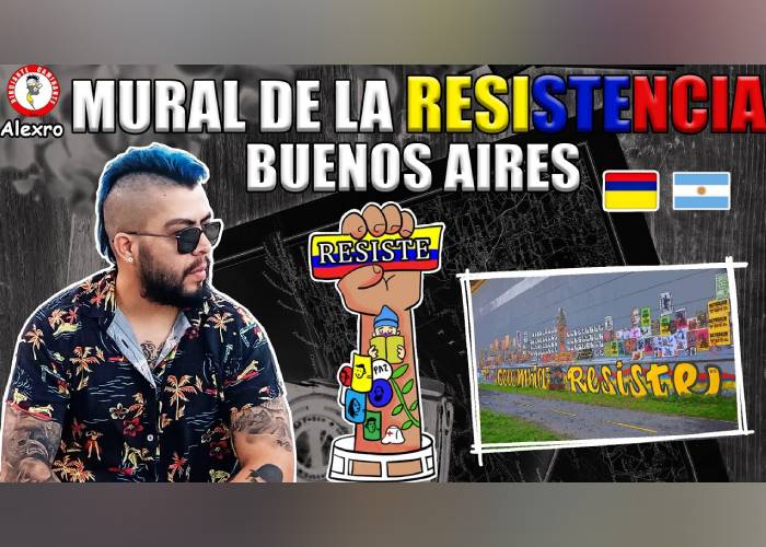 VIDEO: Desde el mural de la resistencia en Buenos Aires