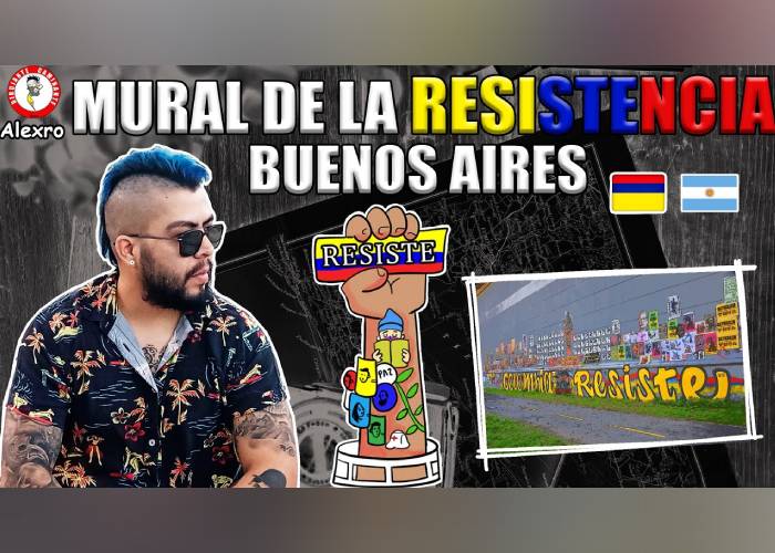 VIDEO: Desde el mural de la resistencia en Buenos Aires