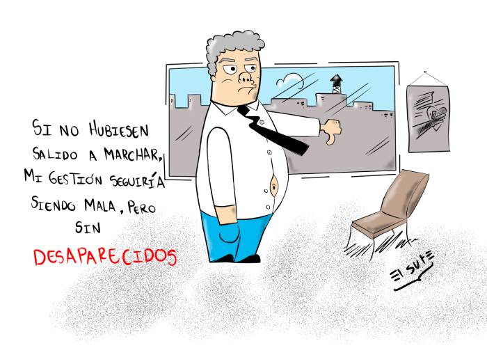 Caricatura: Hipocresía ejecutiva