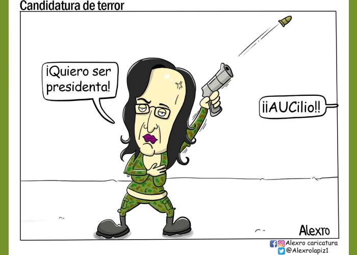Caricatura: Candidatura de terror