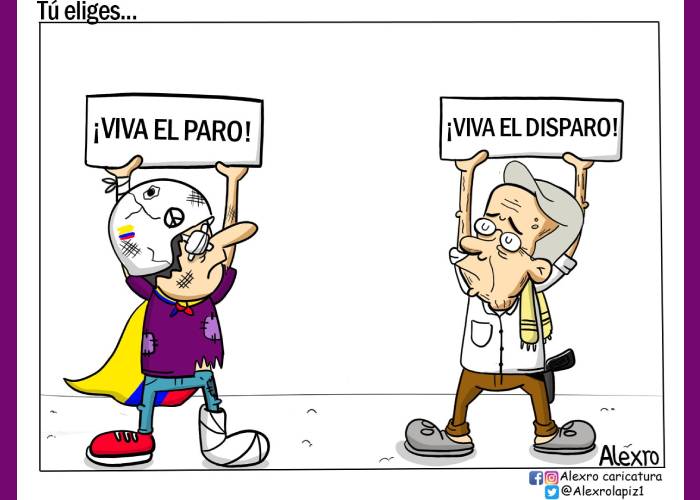 Caricatura: Tú eliges