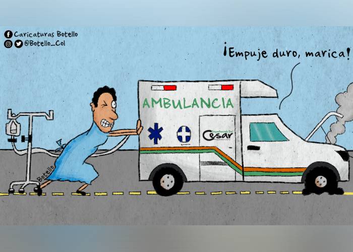 Caricatura: El negocio de las ambulancias