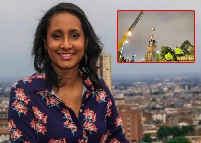 El polémico traslado de la estatua de la reina Isabel y de Cristóbal Colón