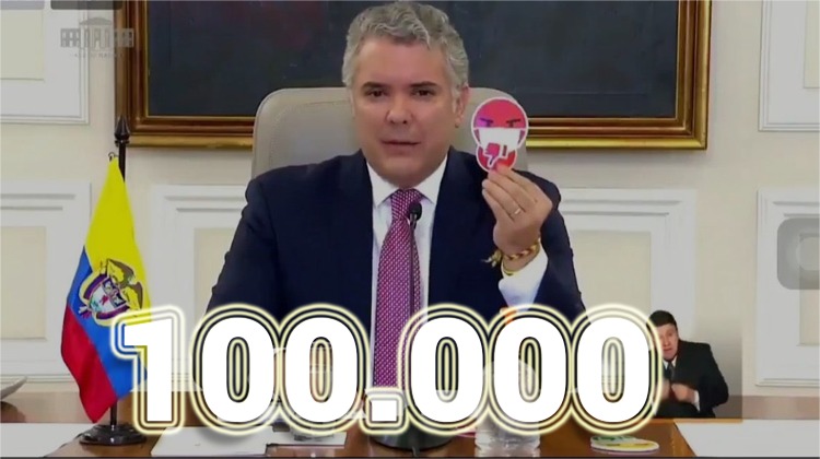 El presidente de los 100.000 muertos